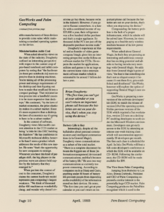 Page 10 — GeoWorks and Palm Computing Think Small is Better