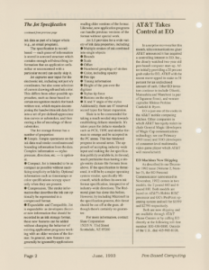 Page 2 — Standard Data Format for Ink Proposed