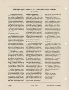 Page 4 — PenMagic Ships Numero 2.0 and LetterExpress 1.1 for PenPoint