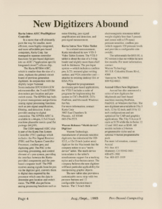 Page 4 — New Digitizers Abound