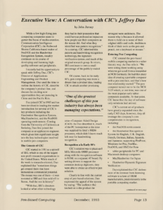 Page 13 — Executive View: A Conversation with CIC’s Jeffrey Dao