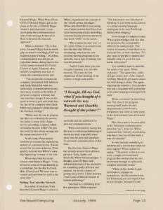 Page 13 — Executive View: A Conversation with General Magic’s Jim White