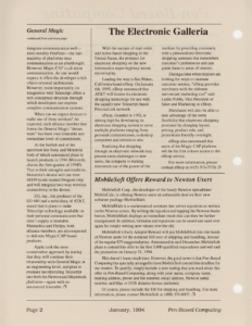 Page 2 — General Magic UnCAPs a Genie in Telescript