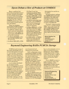 Page 8 — Epson Debuts a Slew of Products at COMDEX