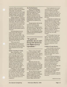 Page 13 — Executive View: A Conversation with PenMagic’s Norm Francis