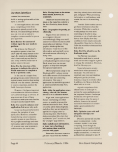 Page 8 — Mobile Insights: Defining the Human-Newton Interface