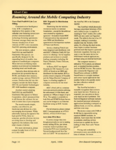 Page 10 — Roaming Around the Mobile Computing Industry