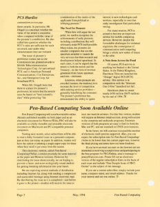 Page 2 — PCS Must Clear More Than Technical Hurdles