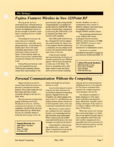 Page 7 — No Strings: Fujitsu Features Wireless in New 325Point RF
