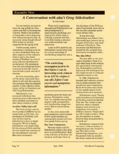Page 12 — A Conversation with aha’s Greg Stikeleather