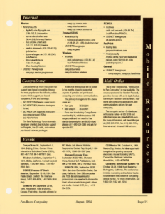 Page 15 — Mobile Resources