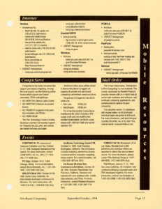 Page 15 — Mobile Resources