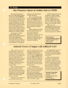 Page 9 — San Francisco Opens its Golden Gate to CDPD