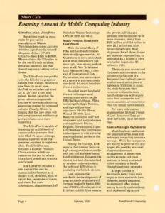 Page 4 — Roaming Around the Mobile Computing Industry