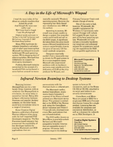 Page 8 — Infrared Newton Beaming to Desktop Systems
