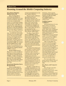 Page 4 — Roaming Around the Mobile Computing Industry