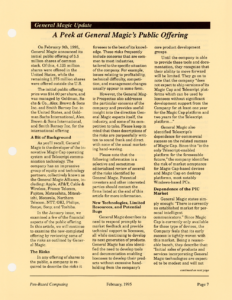 Page 7 — A Peek at General Magic’s Public Offering