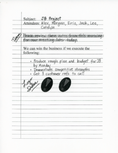 aha! software corp. - InkWriter 2.0 for Windows Application Example (Page 1)