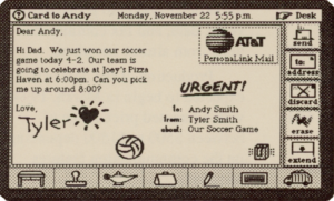 Figure 5: Post Card to Andy