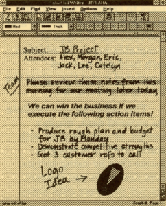 aha! InkWriter (notes)