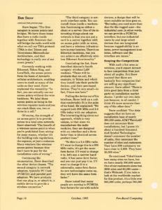 Page 14 — A Conversation with Aironet’s Tom Snow