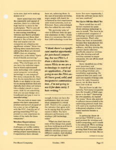 Page 15 — A Conversation with Aironet’s Tom Snow