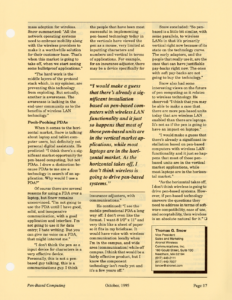 Page 17 — A Conversation with Aironet’s Tom Snow