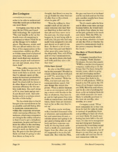 Page 14 — A Conversation with WMS’ Jon Covington
