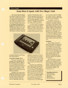 Page 3 — Sony Does it Again with New Magic Link
