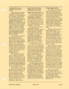 Page 5 — Short Cuts: Roaming Around the Mobile Computing Industry