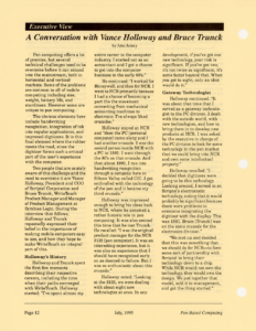 Page 12 — A Conversation with Vance Holloway and Bruce Trunck