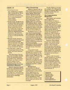 Page 2 — Geoworks GEOS 3.0 Stresses Communication