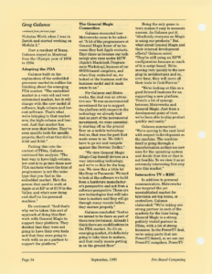 Page 14 — A Conversation with Metrowerks’ Greg Galanos
