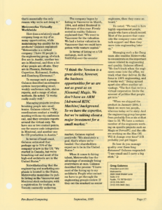 Page 17 — A Conversation with Metrowerks’ Greg Galanos