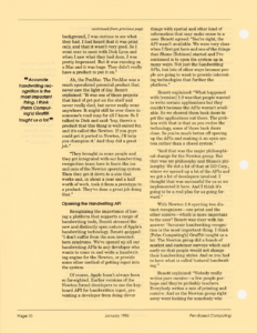Page 10 — Speaking With Apple’s Sandy Benett