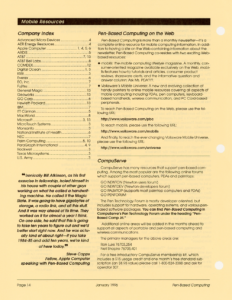 Page 14 — Mobile Resources
