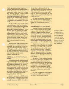 Page 5 — Short Cuts: Roaming the Mobile Computing Industry