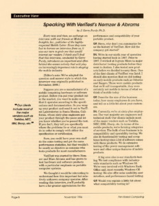 Page 8 — Speaking With VeriTest’s Nemzer & Abrams