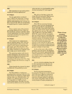 Page 5 — Palm’s Ed Colligan Comments on Pilot