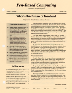 Pen-Based Computing – January, 1997 – Volume 7, Number 1