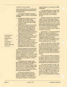 Page 14 — Speech Recognition Headed to the Masses