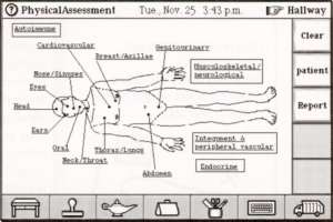 A screen from the Nightingale Tracker nursing application from FITNE Inc.